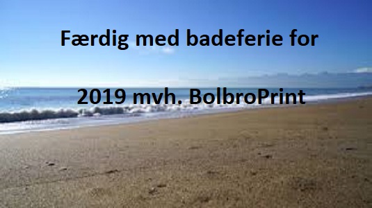Sommerferie 2019 BolbroPrint